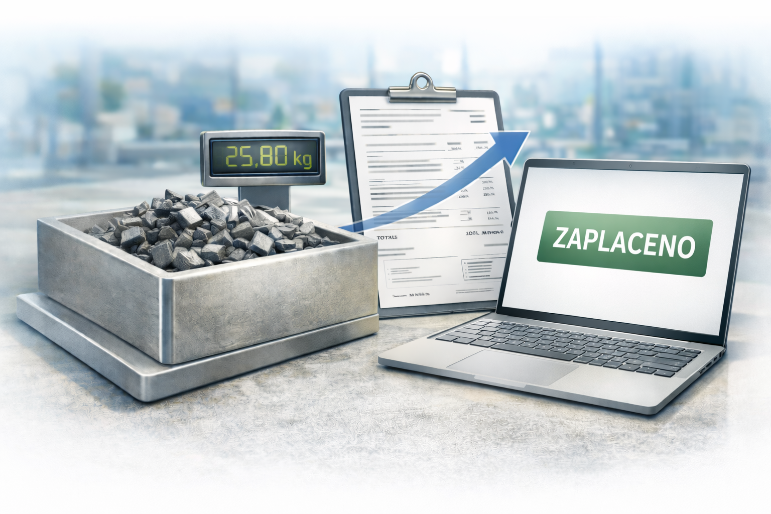 Platba za karbidový odpad